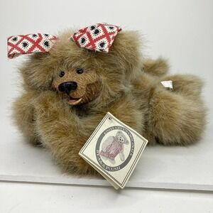 KIMBEARLYS Originals Chelsea Bear Jointed 12" Plush Resin Face Collectible 19023